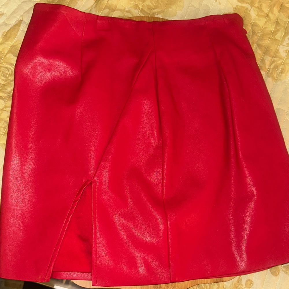 Forever 21 Vibrant Red Mini Skirt